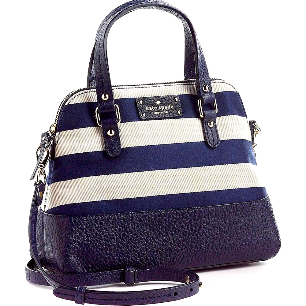 Kate spade crossbody bag navy stripe nautical